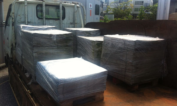 やっと業者にお願いしました。